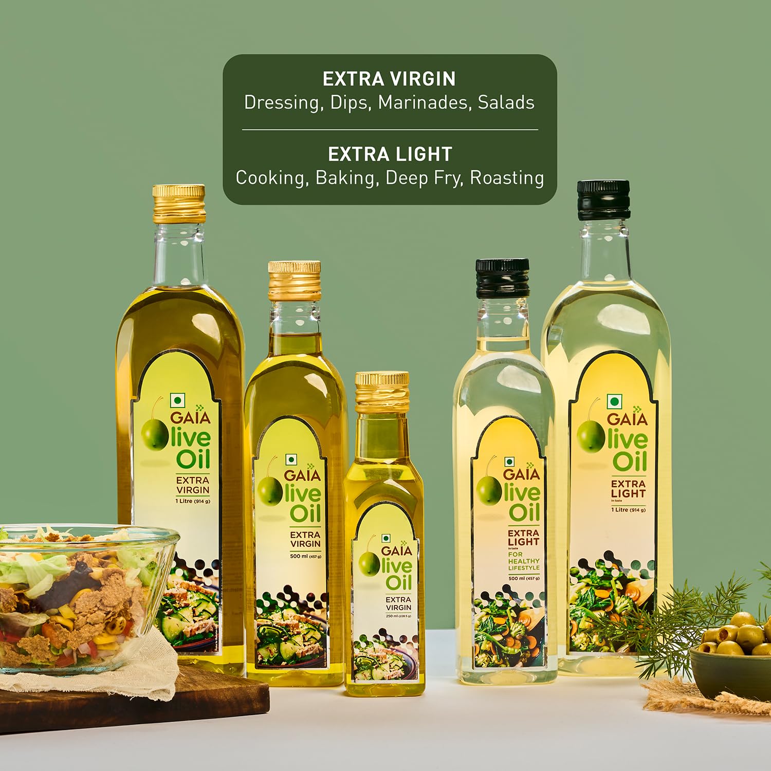 Gaia Extra Lite Olive Oil 5Ltr
