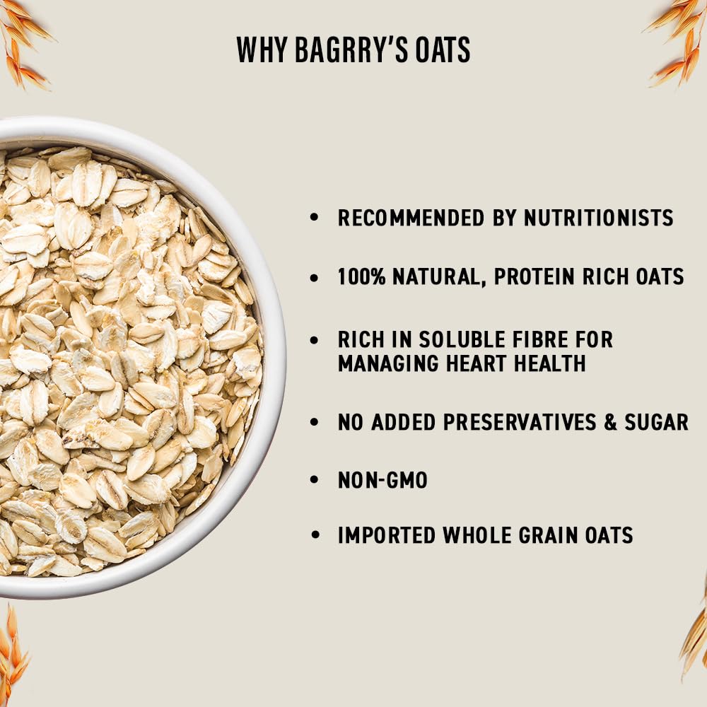 Porridge White Oats 500 Gms Pouch