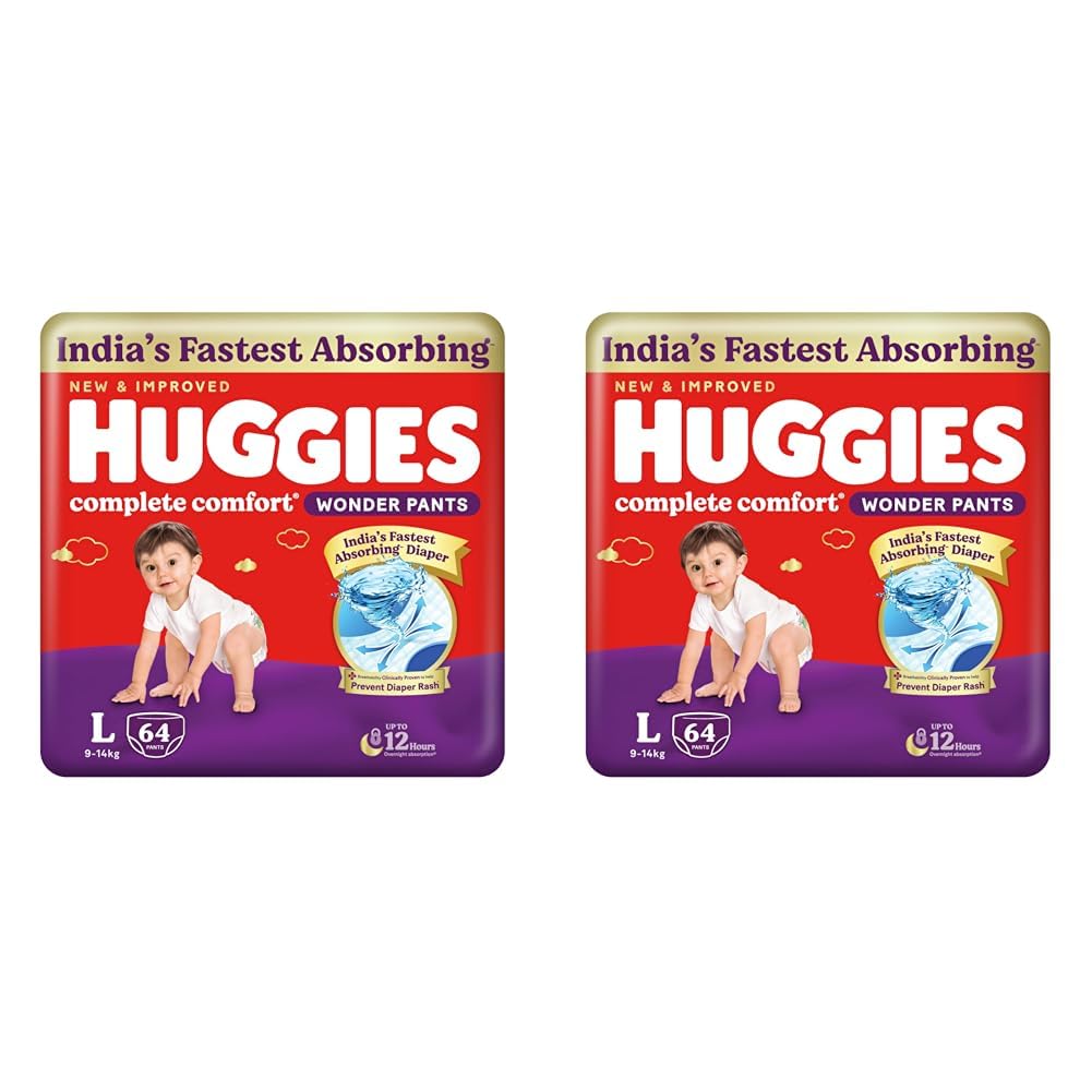 Huggies Complete Comfort Wonderpants L64