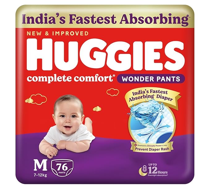 Huggies Complete Comfort Wonderpants M 76