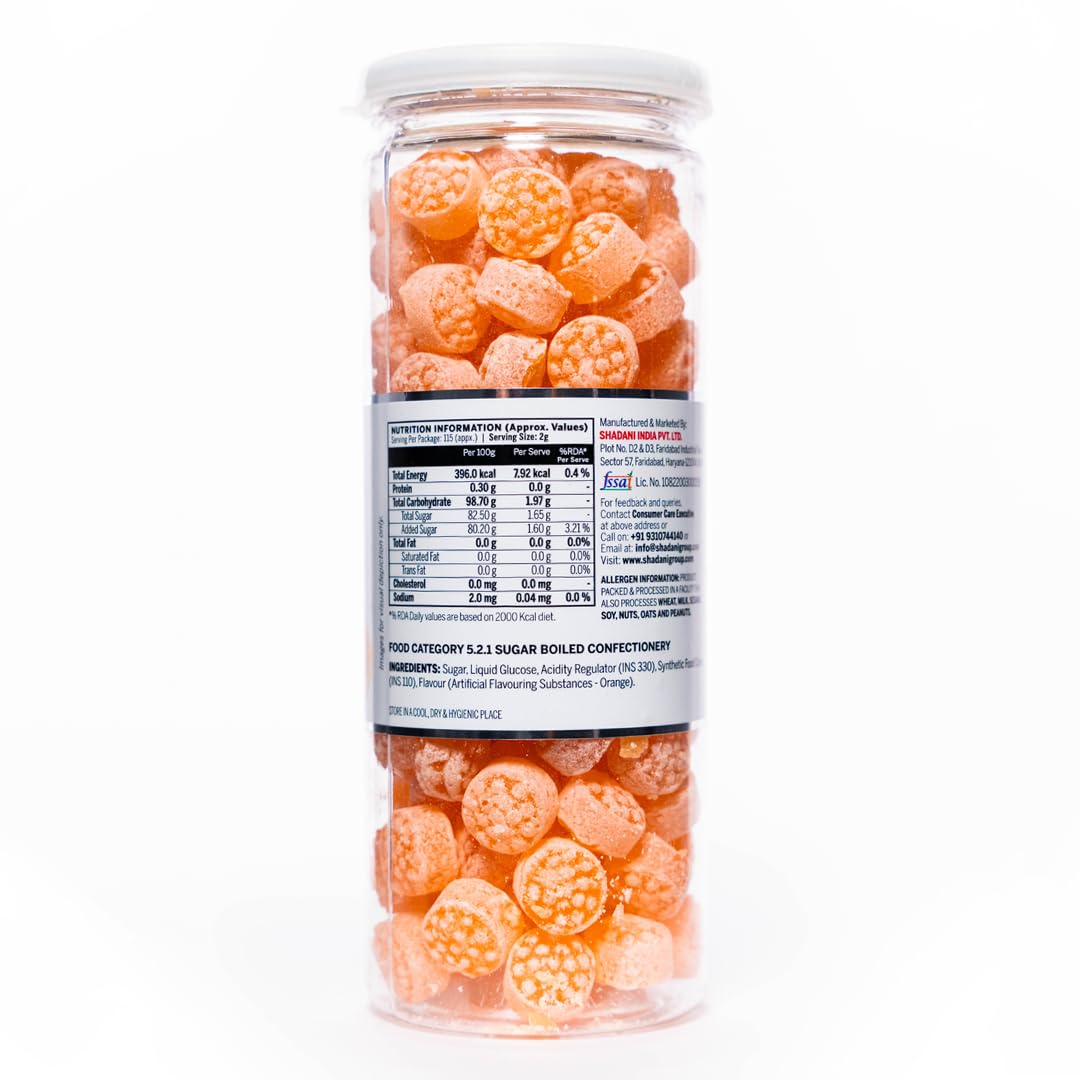 Shadani Orange Candy Can 230G