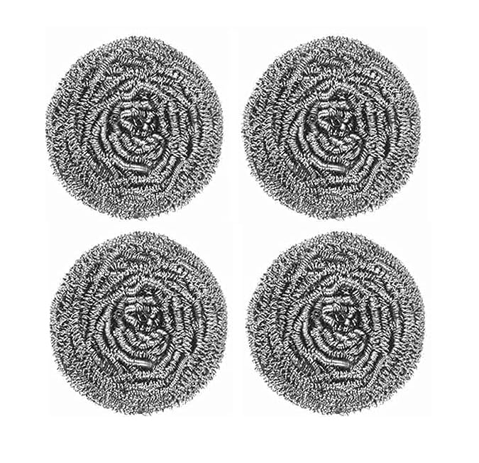 P 08  Pristine Steel Ball Scruber Pack Of 4