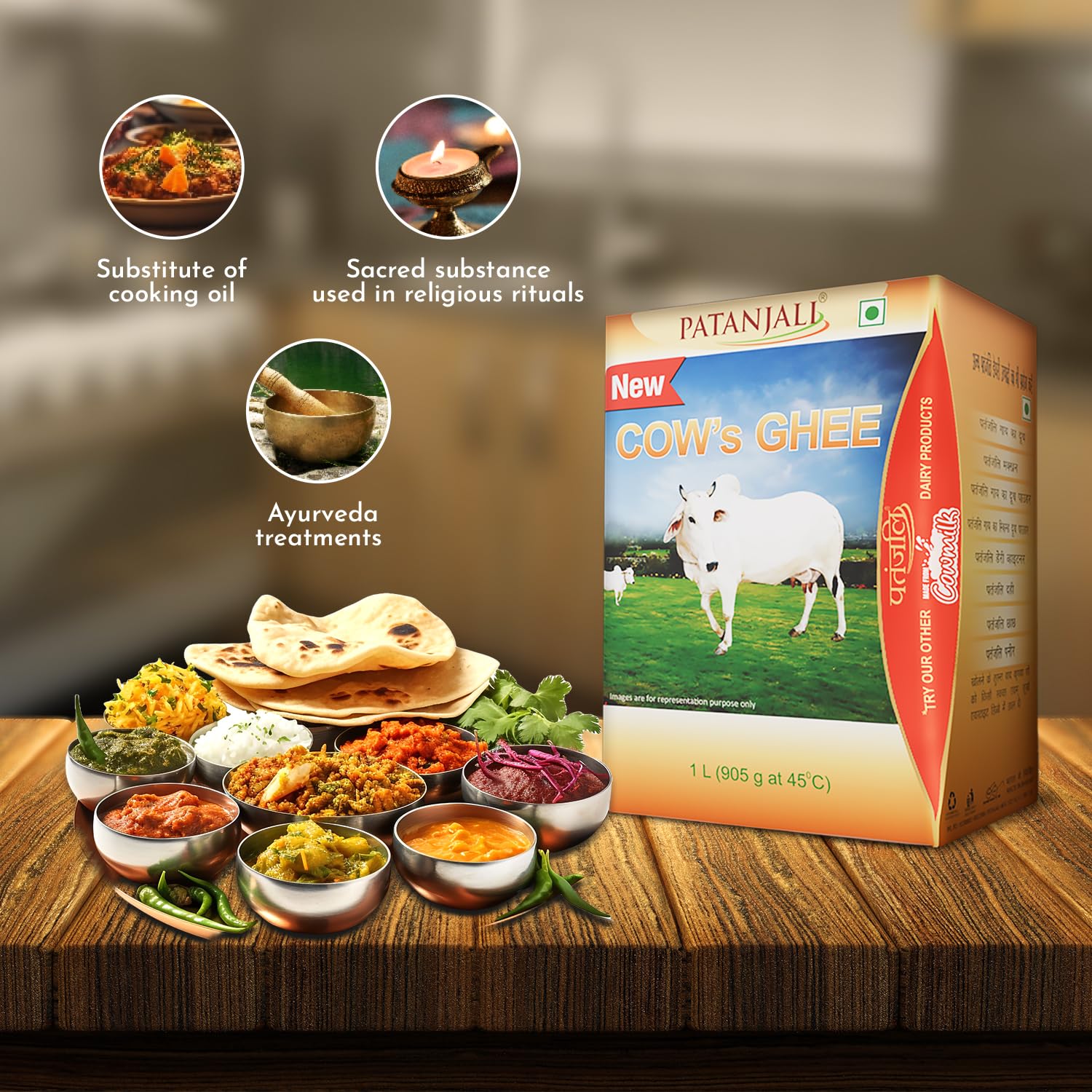 Patanjali Cow Ghee 1 L