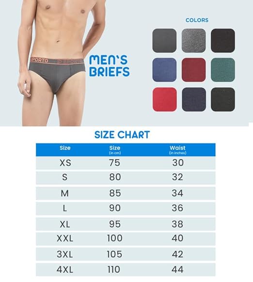 Sporto Smart Cut Brief Outer Elastic 95 Cm