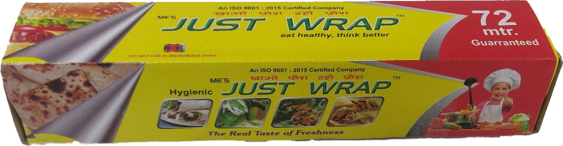 Just Wrap Aluminium Foil 20+5 Mtr Free 105 Macron