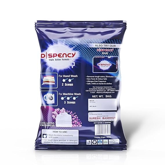 Dispency surf/Detergent Powder 5 Kg