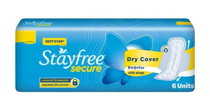 Stayfree Secure Dry Wings 6S