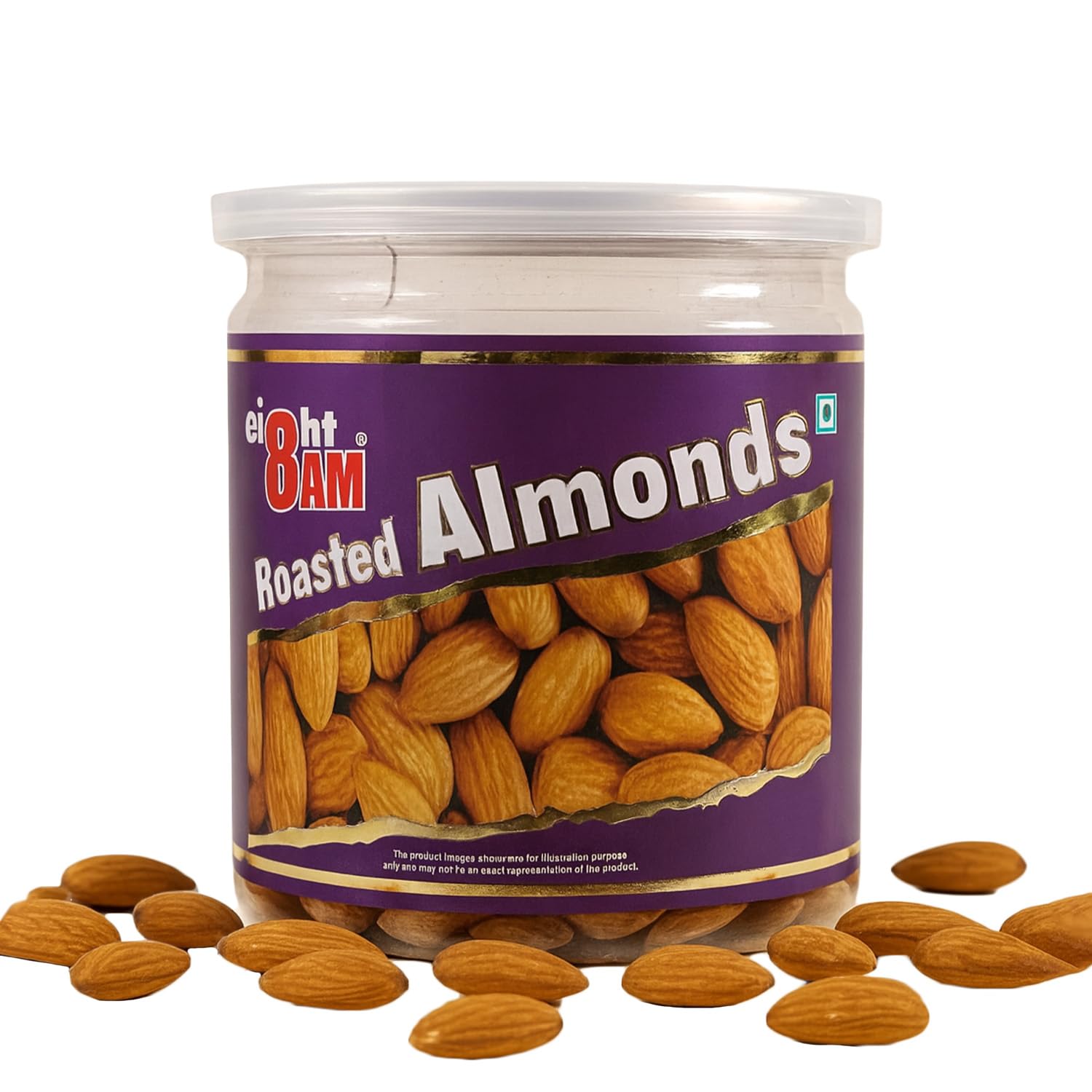 8 Am Roasted Almond 200 Gms