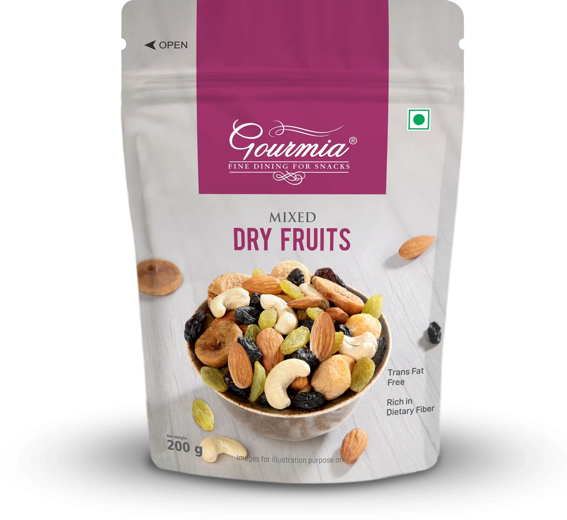 Gourmia Mixed Dry Fruits 200G