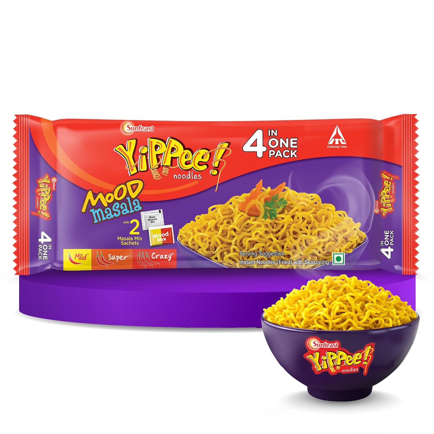 ITC Yippee Mood Masala Noodles 280G
