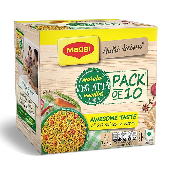 Maggi Nutrilicious Atta Noodles Masala 725G