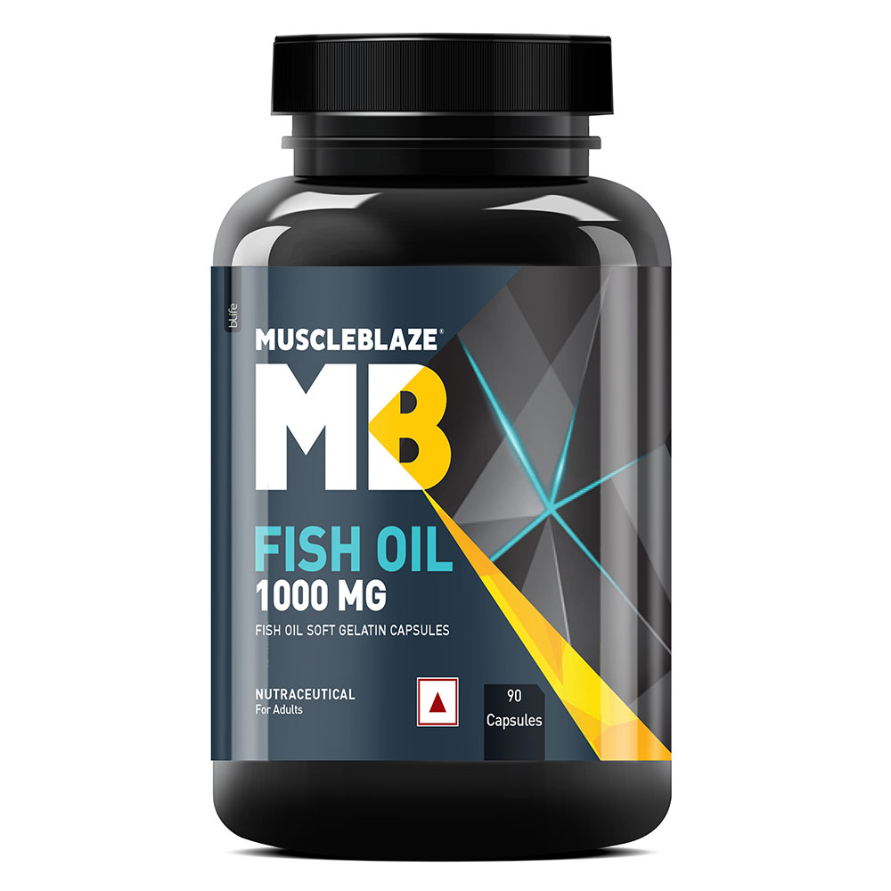 Muscle Blaze Fish Oil 1000 Mg 90 Softgels
