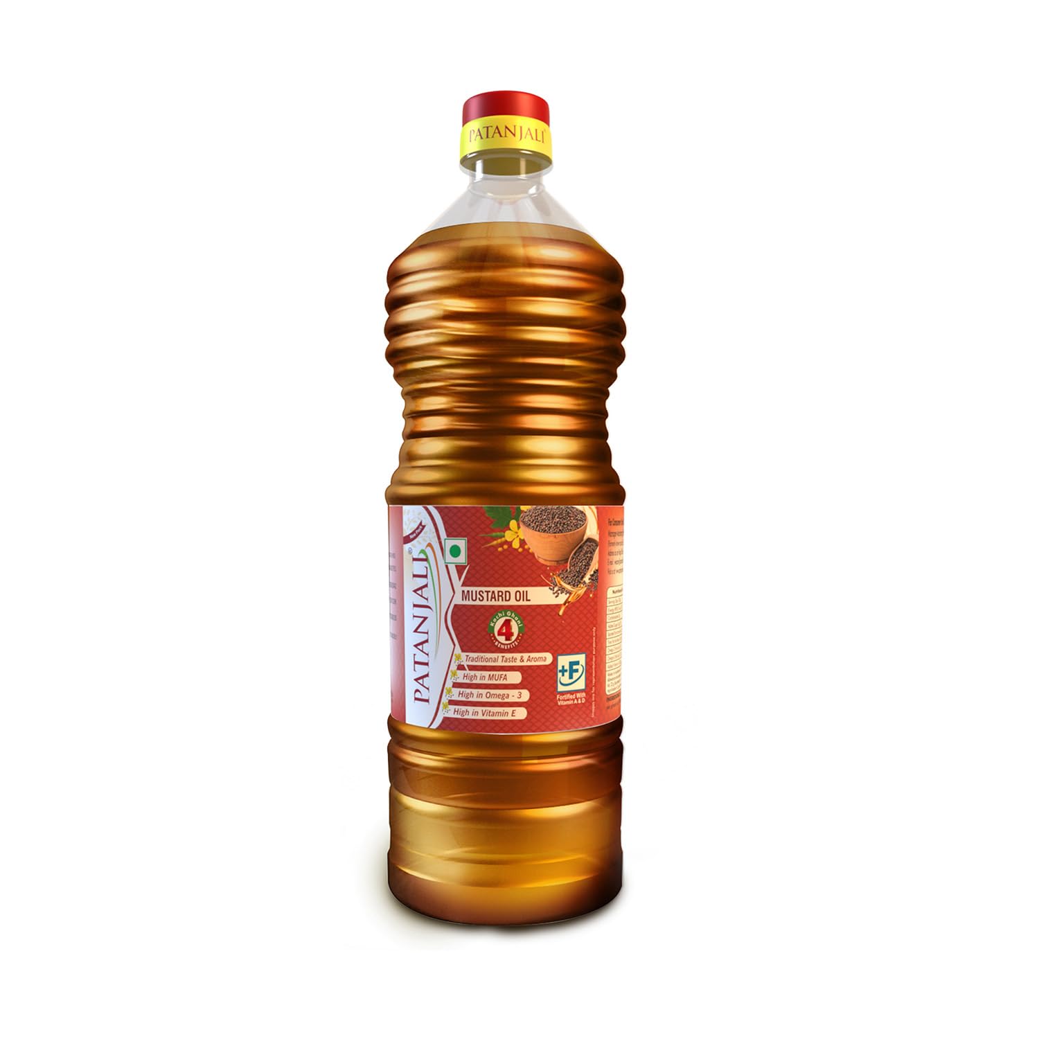 Patanjali Kachi Ghani Mustard Oil 1 L Bt