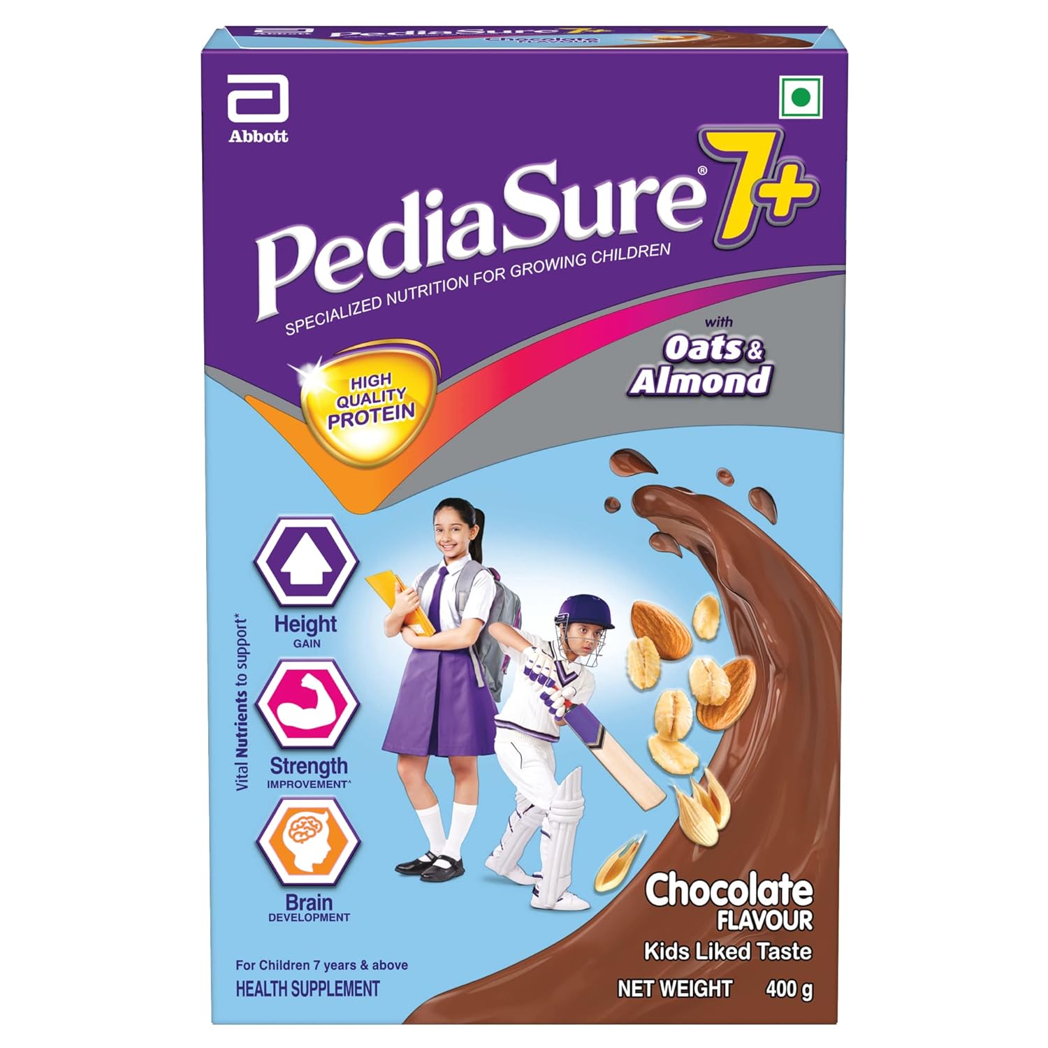 Pediasure Seven Plus Chocolate 400G Refill Pack