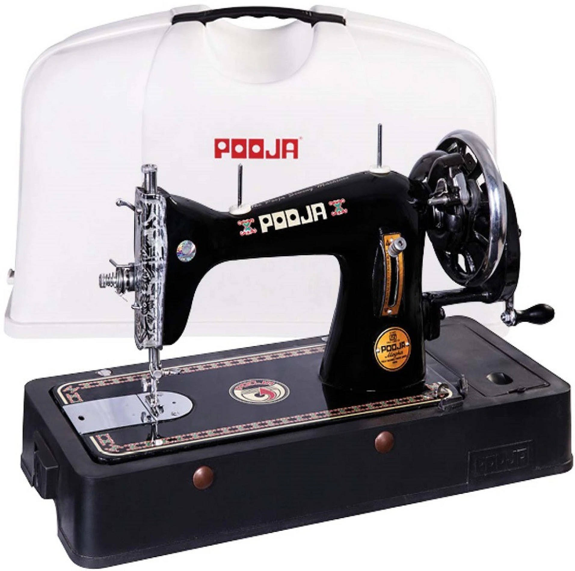Pooja Megha Cover Composite Sewing Machine