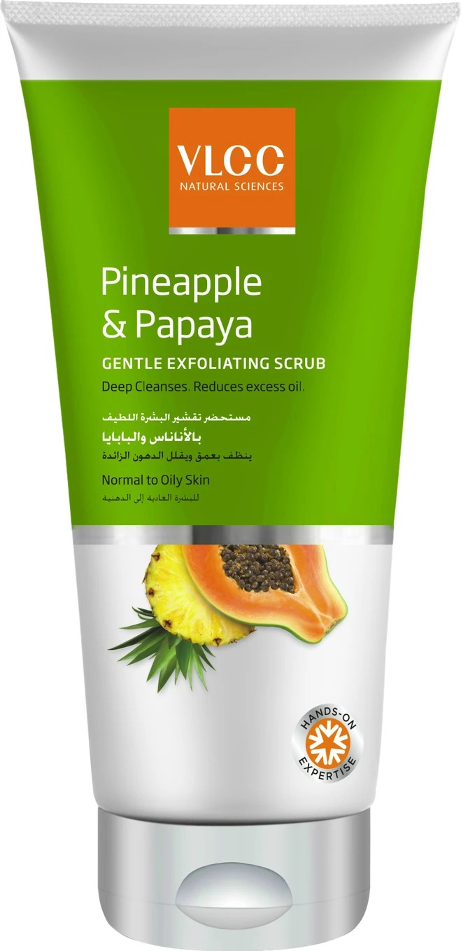 Vlcc Pineapple Papaya Gentle Exfoliating Scrub 150Ml facewash