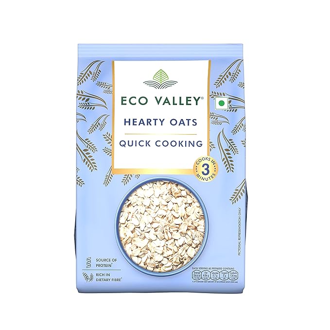 Weikfield White Oats Hearty Oats 1Kg Pouch 12X1Kg